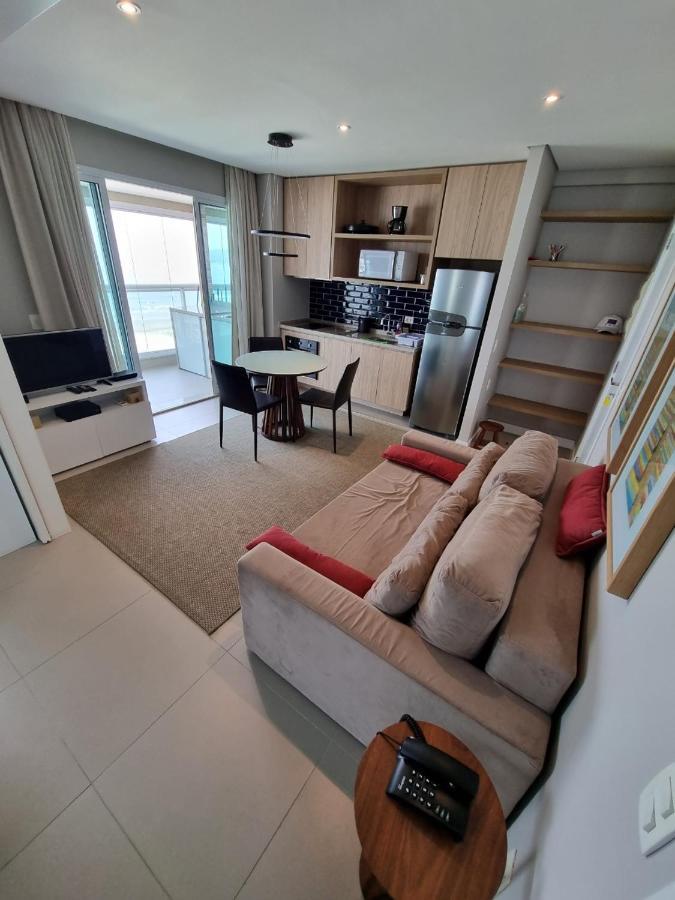 Apto Top Com Vista Pro Mar Em Condominio Completo Em Frente A Praia! Santos  Luaran gambar