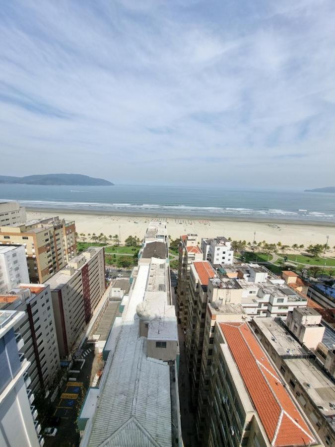 Apto Top Com Vista Pro Mar Em Condominio Completo Em Frente A Praia! Santos  Luaran gambar