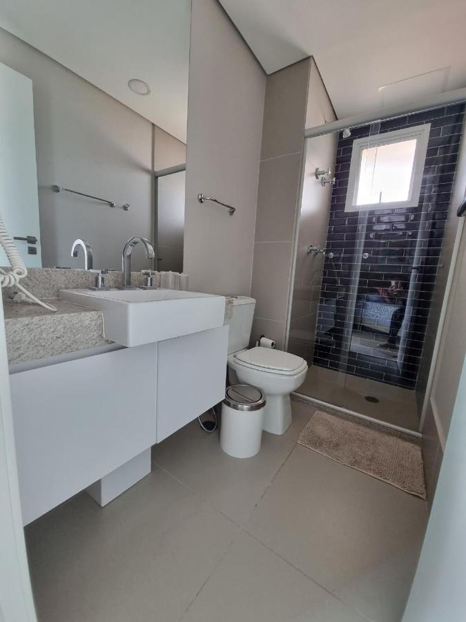 Apto Top Com Vista Pro Mar Em Condominio Completo Em Frente A Praia! Santos  Luaran gambar