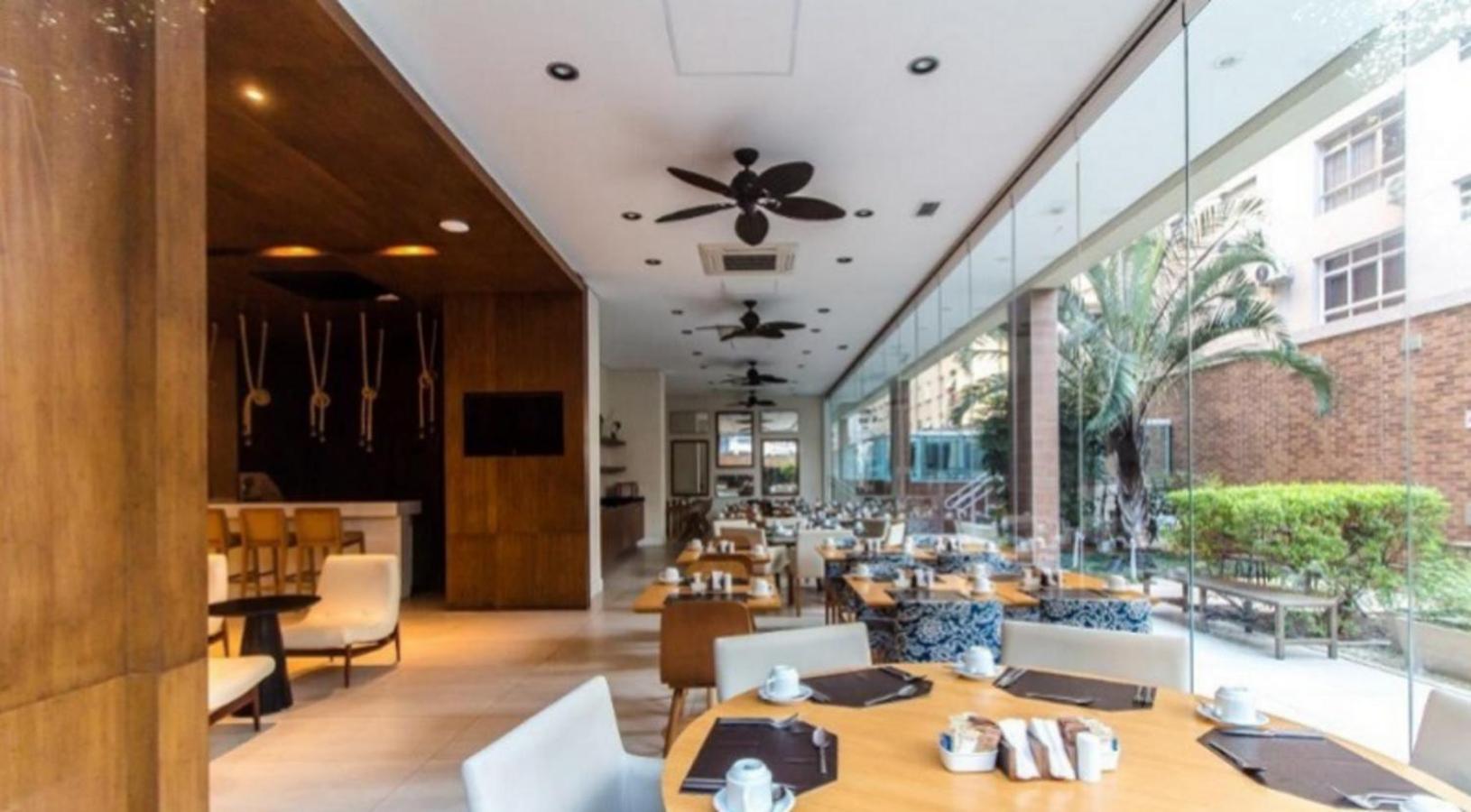 Apto Top Com Vista Pro Mar Em Condominio Completo Em Frente A Praia! Santos  Luaran gambar