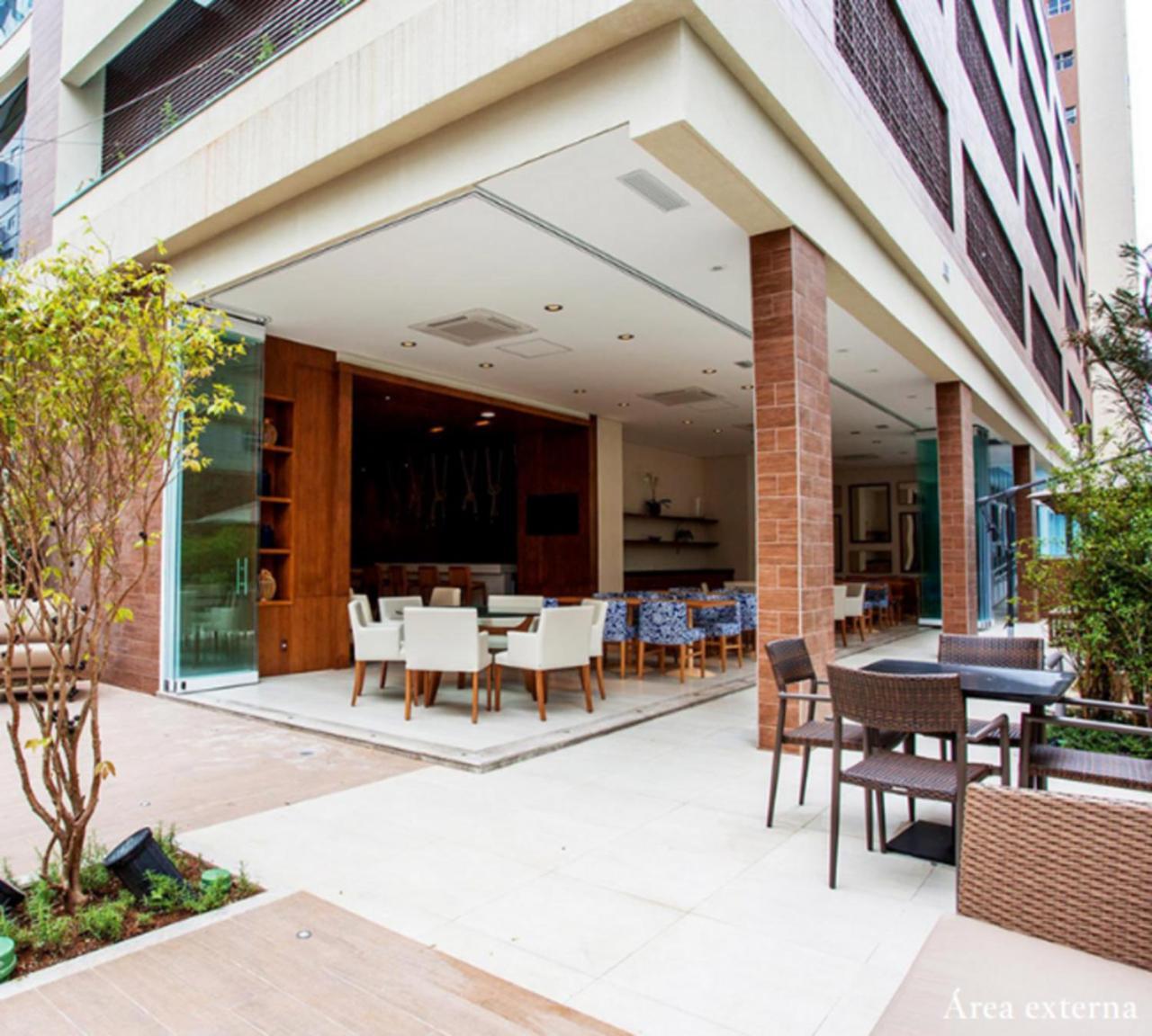 Apto Top Com Vista Pro Mar Em Condominio Completo Em Frente A Praia! Santos  Luaran gambar