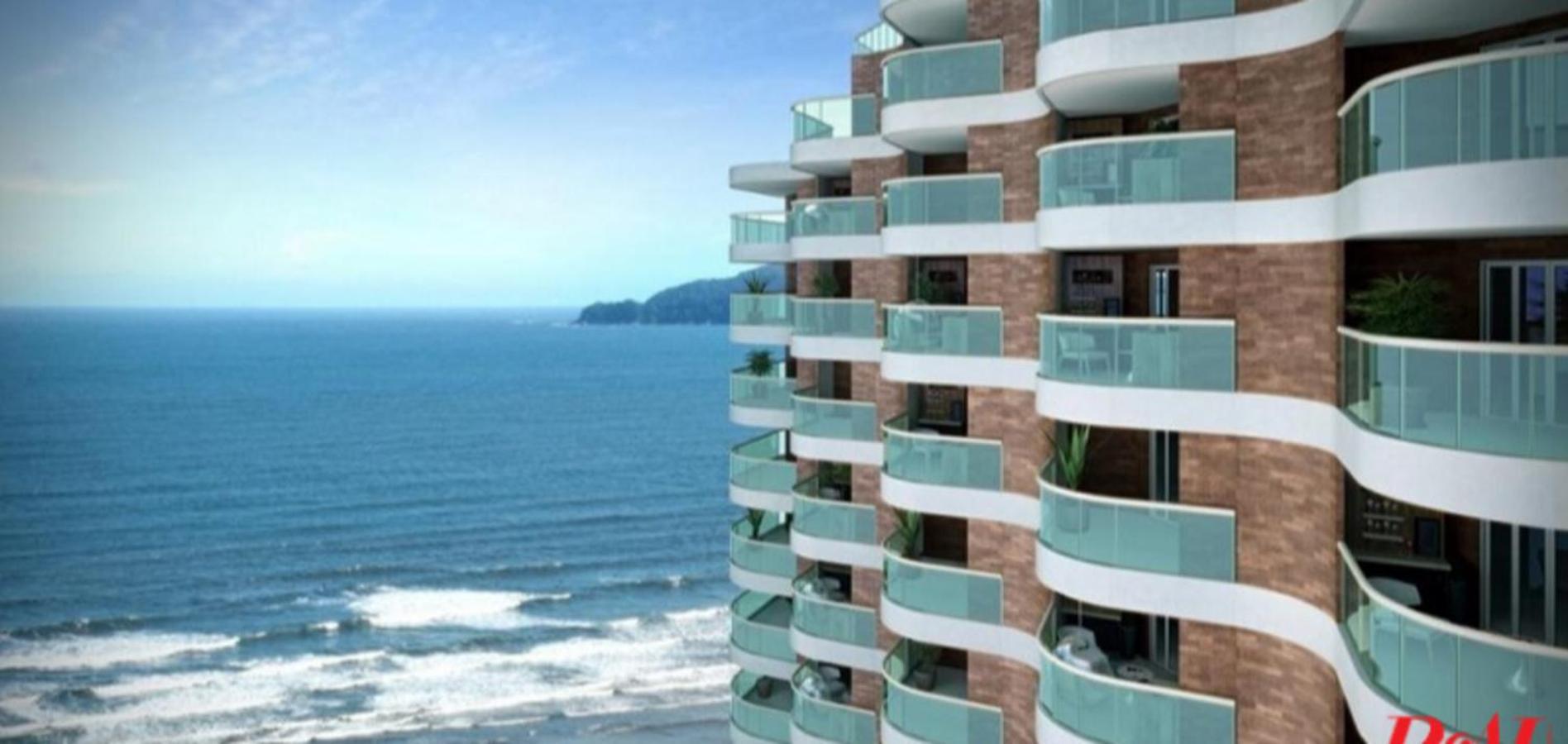 Apto Top Com Vista Pro Mar Em Condominio Completo Em Frente A Praia! Santos  Luaran gambar